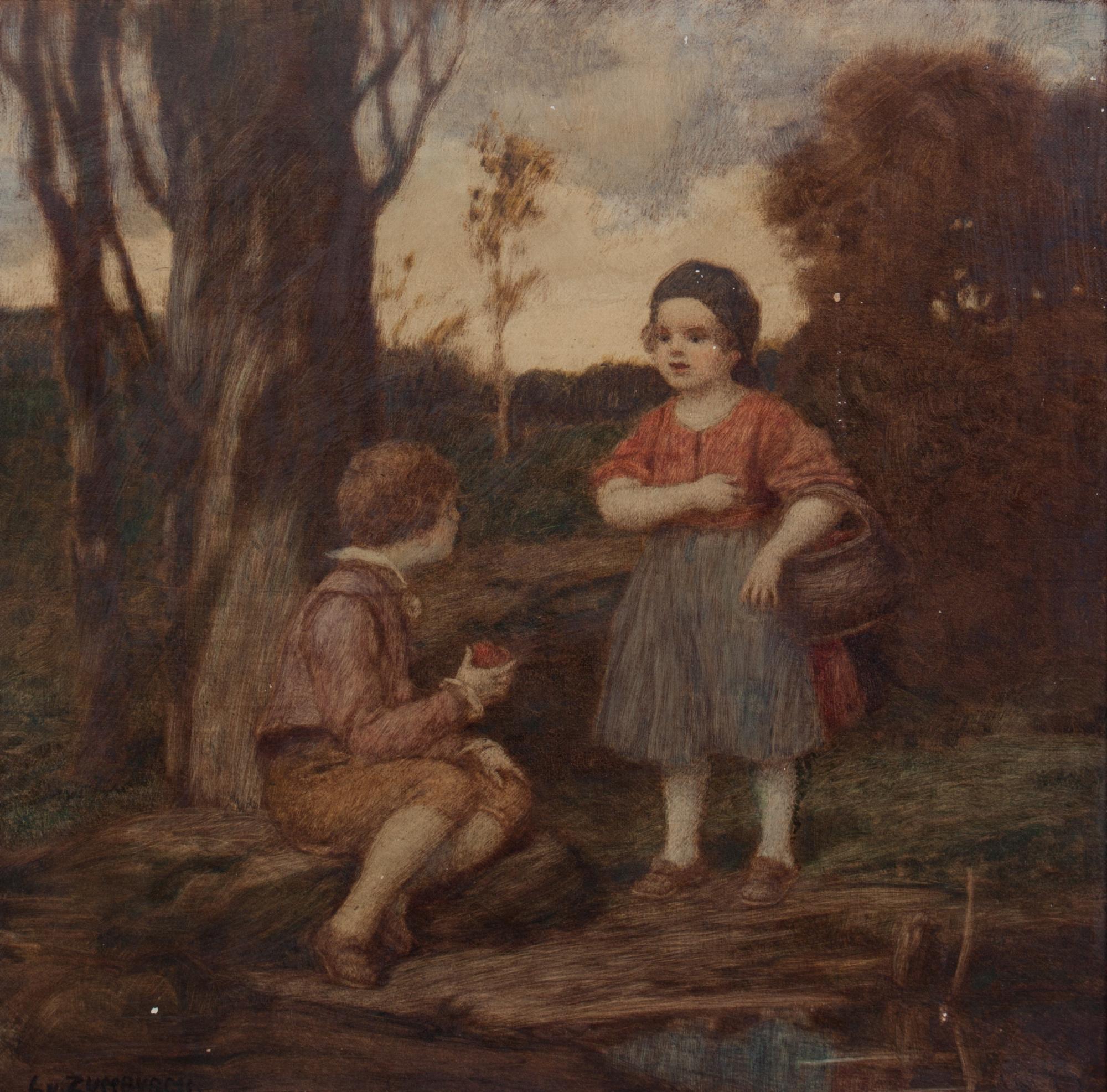Ludwig von Zumbusch, (German, 1861-1927), The Two Children