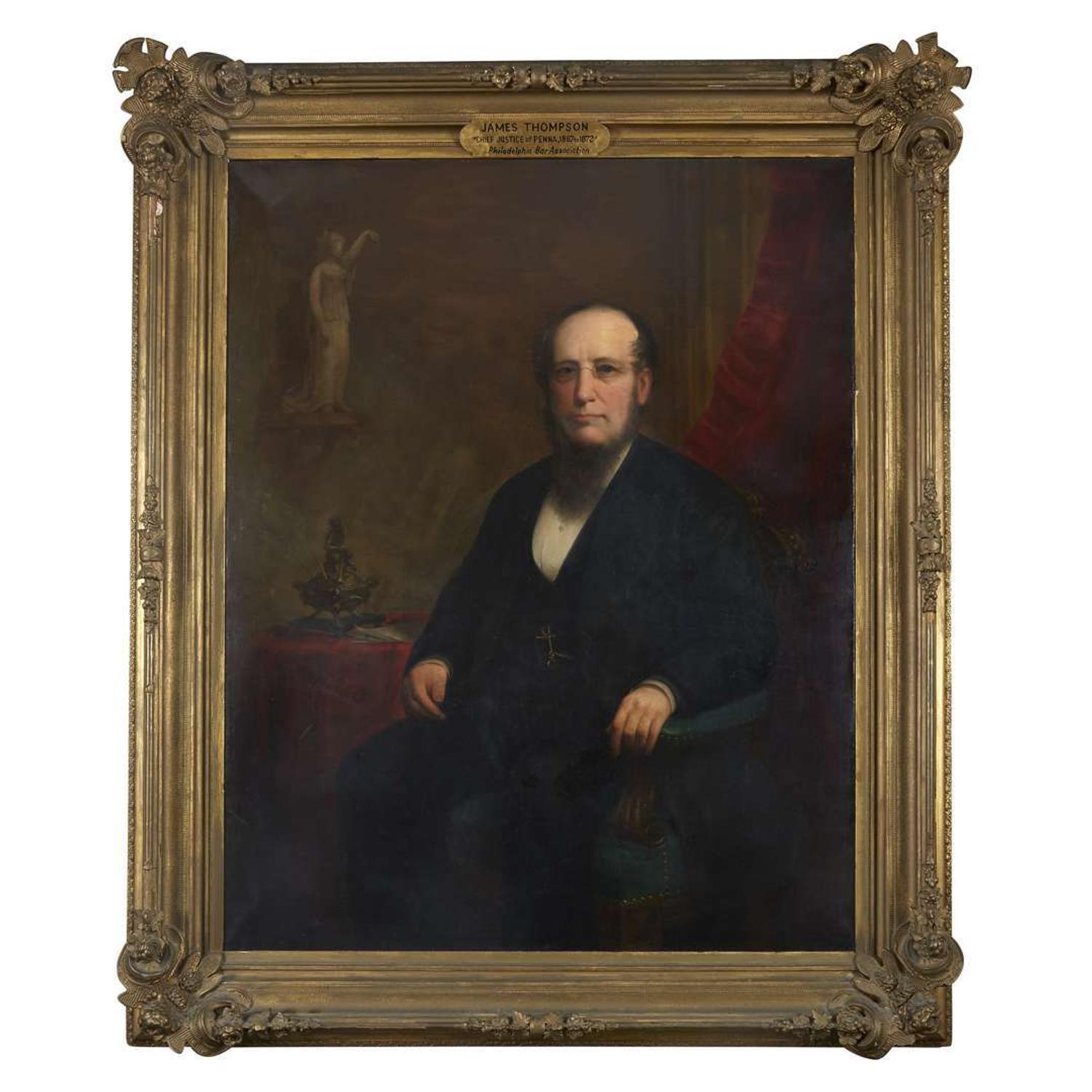 Edward D. Marchant (1806-1887) Portrait of James Thompson (1806-1874)