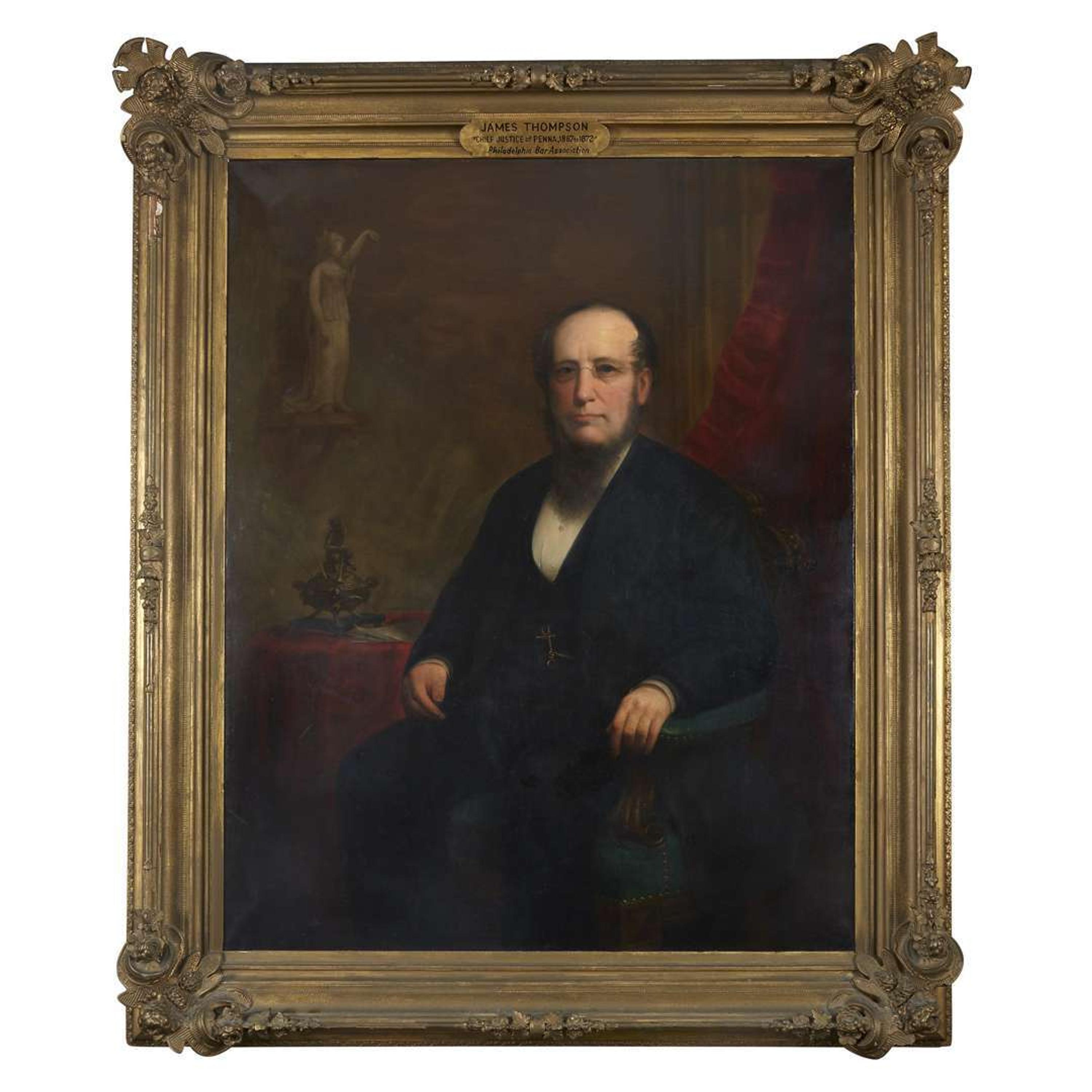 Edward D. Marchant (1806-1887) Portrait of James Thompson (1806-1874)