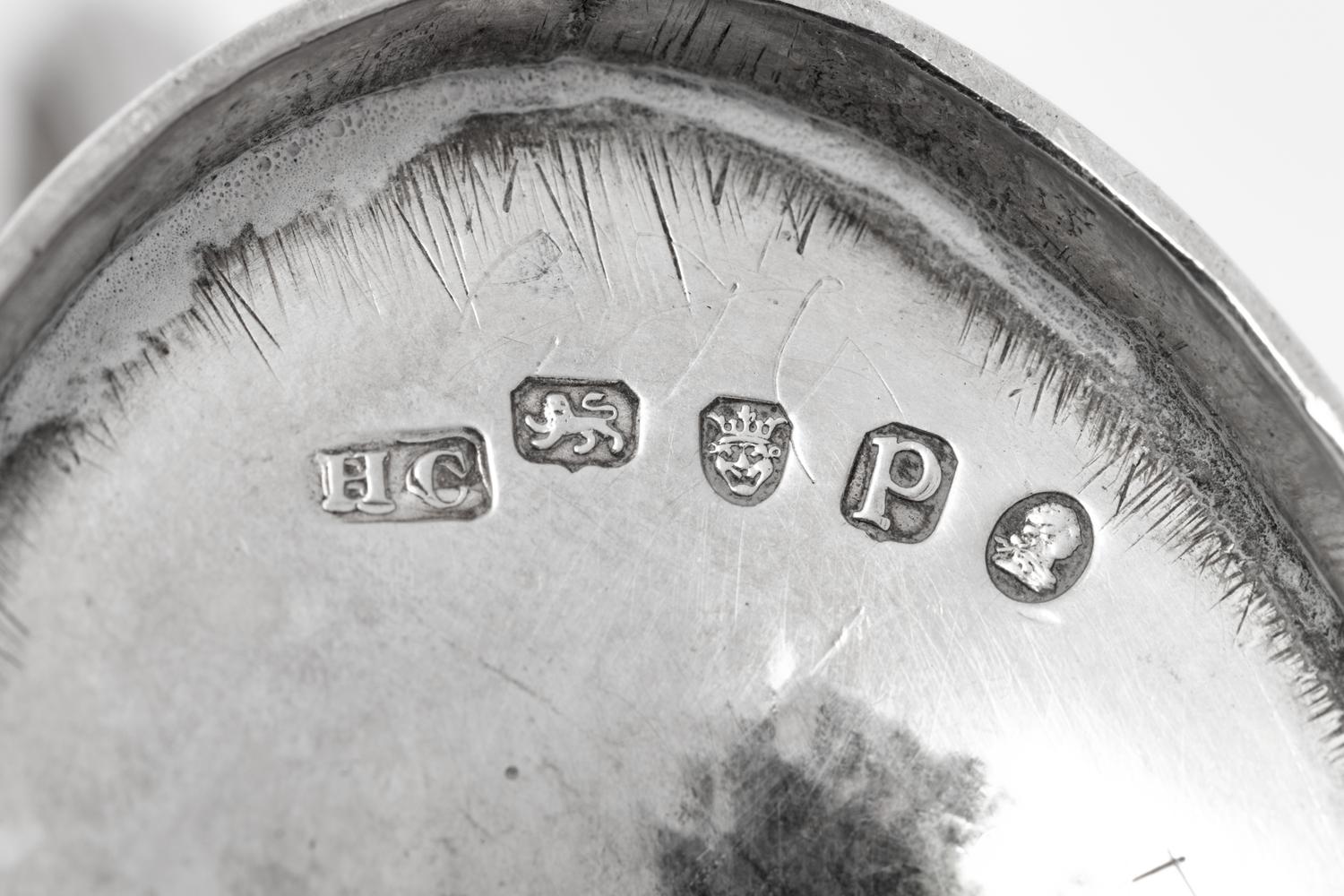A Set of Four George III Silver Salts, Together With Six Other Salts
