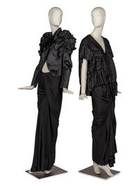 Two Jackets by Comme des Garçons and Rick Owens with Two Rick Owens Skirts, 2020s