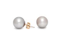 CULTURED TAHITIAN PEARL STUD EARRINGS