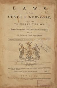 [American Law] Group of 2 Volumes of New York Session Laws