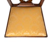 Four George III Style Carved Mahogany Side Chairs