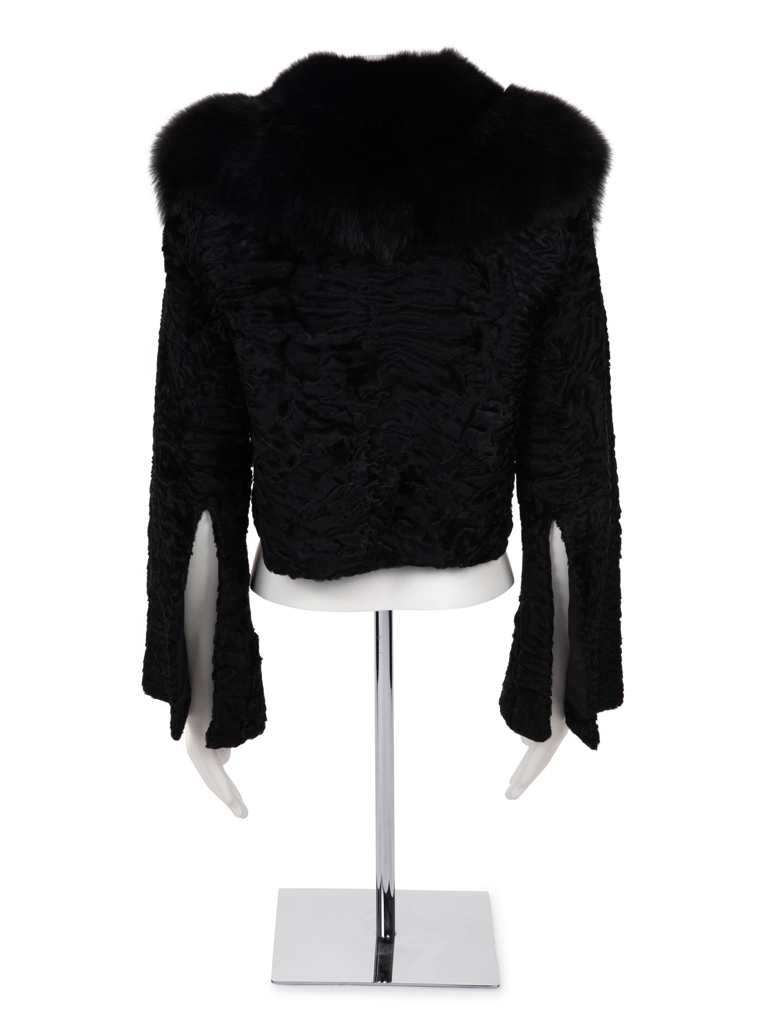 Dolce & Gabbana Fox Fur and Broadtail Jacket