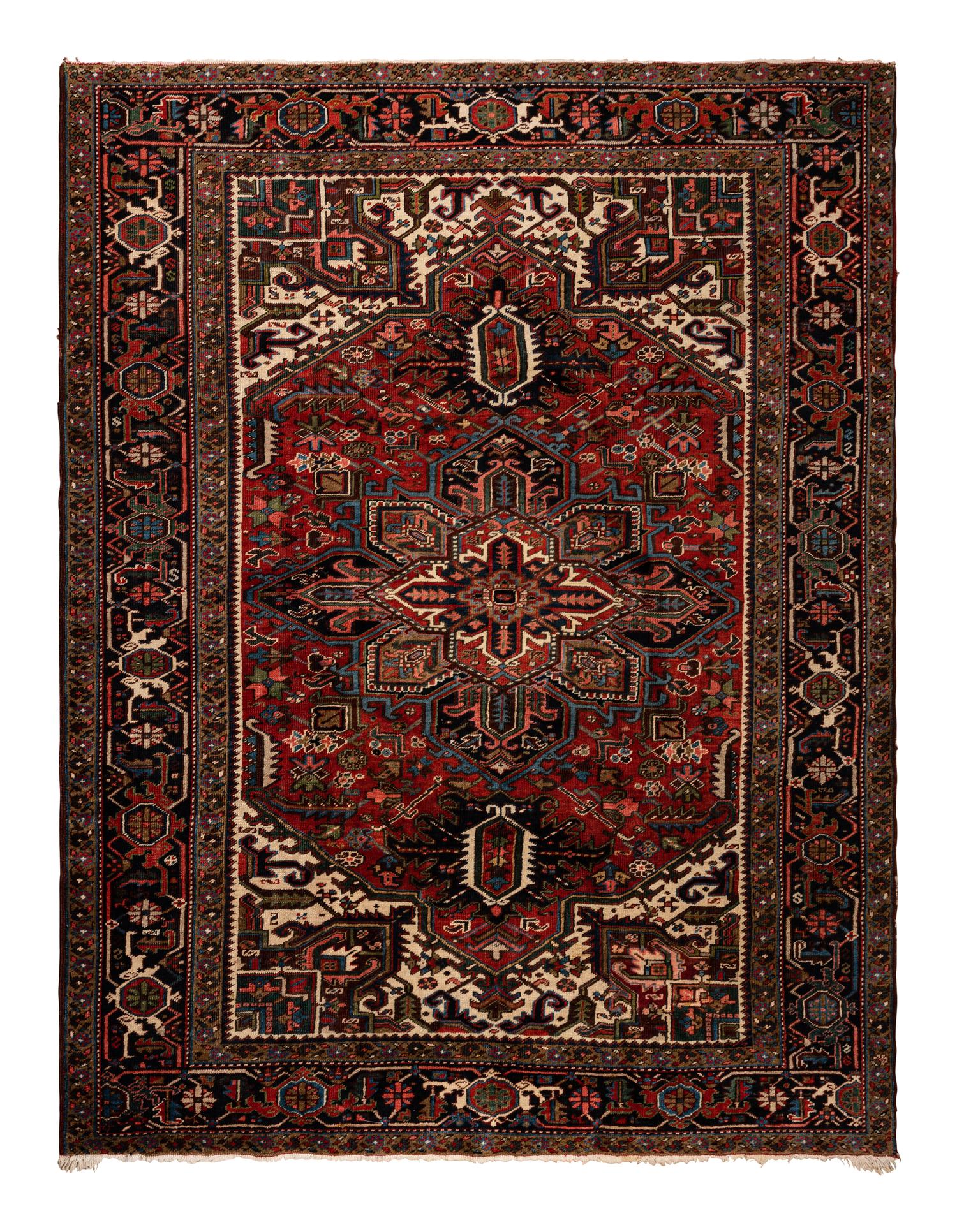 A Heriz Wool Rug