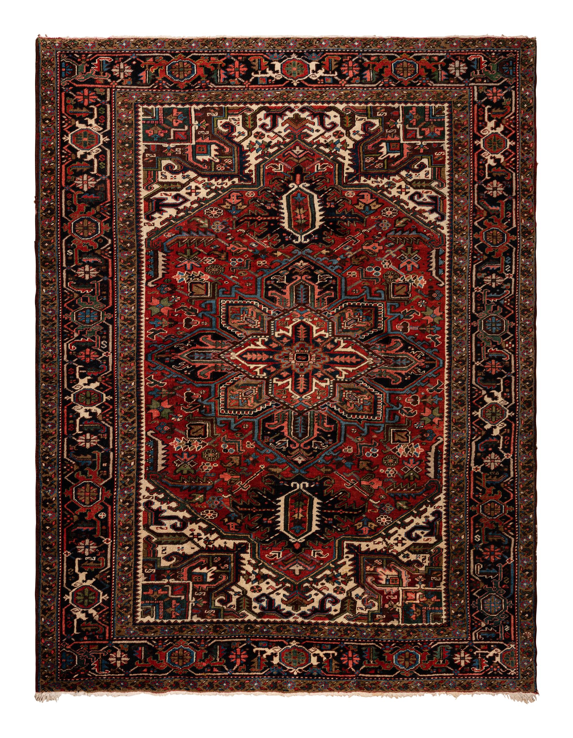 A Heriz Wool Rug