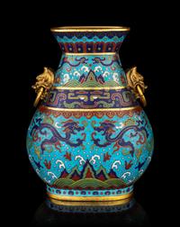 A Cloisonné Enamel Vase