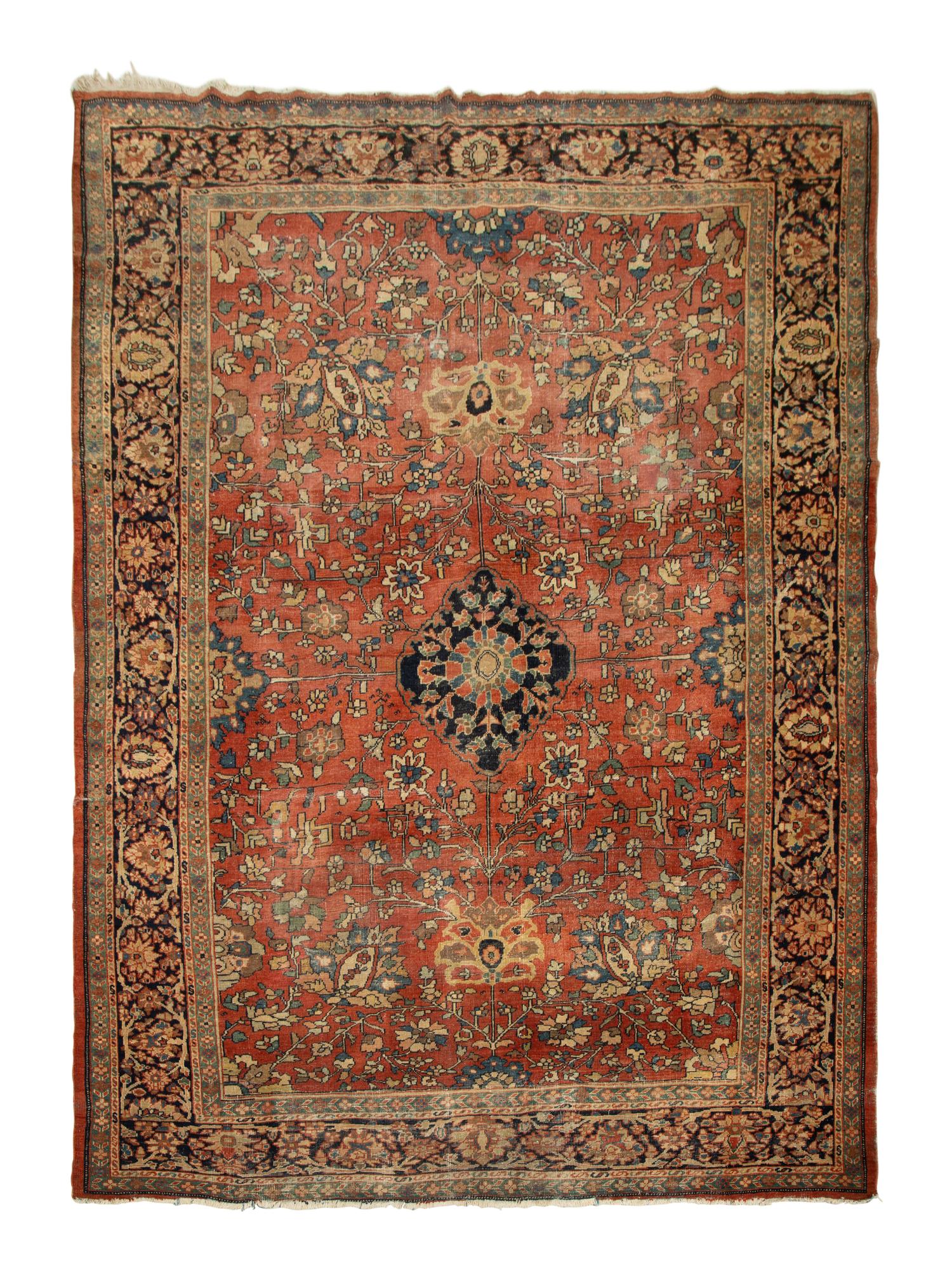 A Hamadan Wool Rug