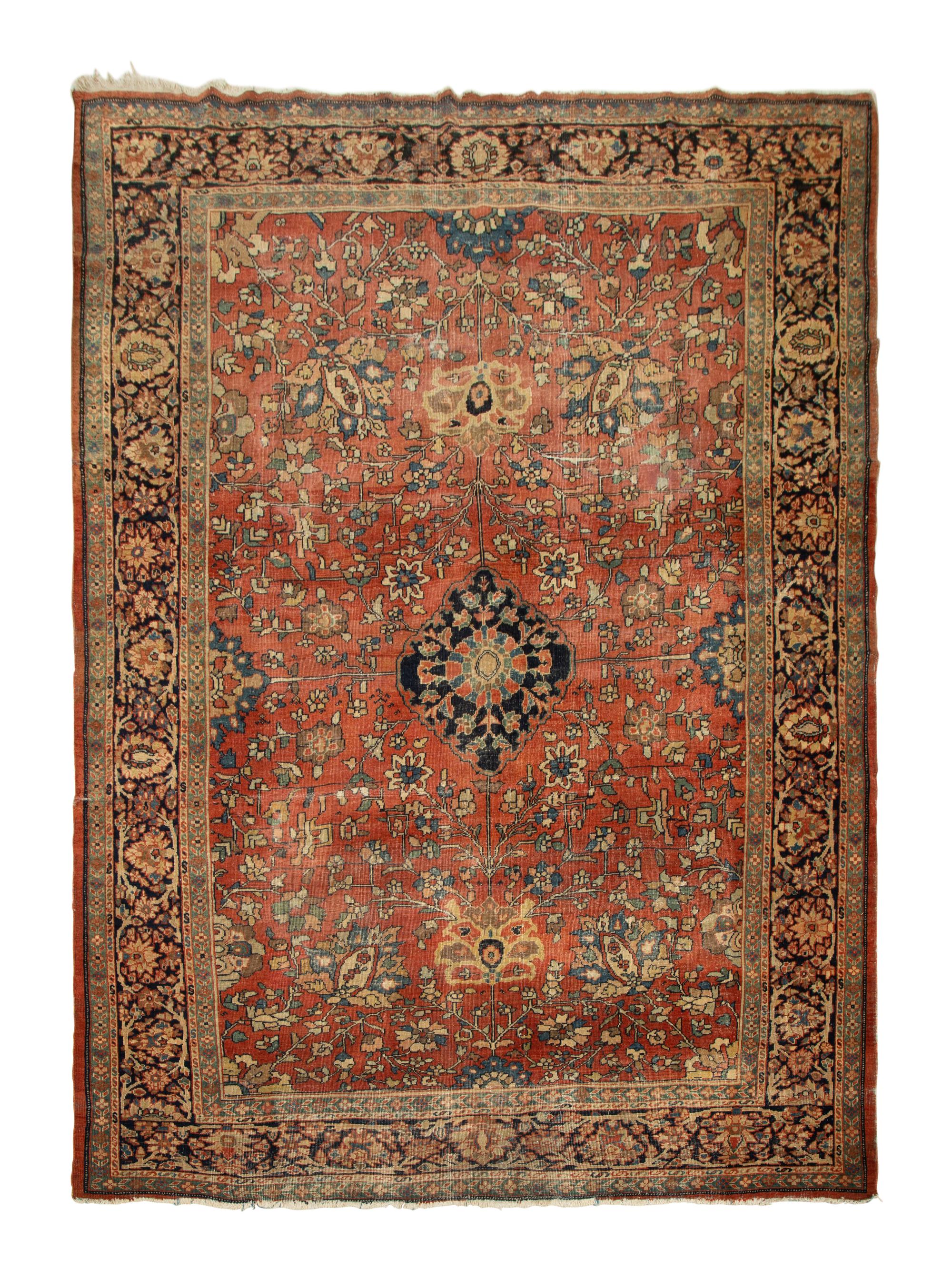 A Hamadan Wool Rug