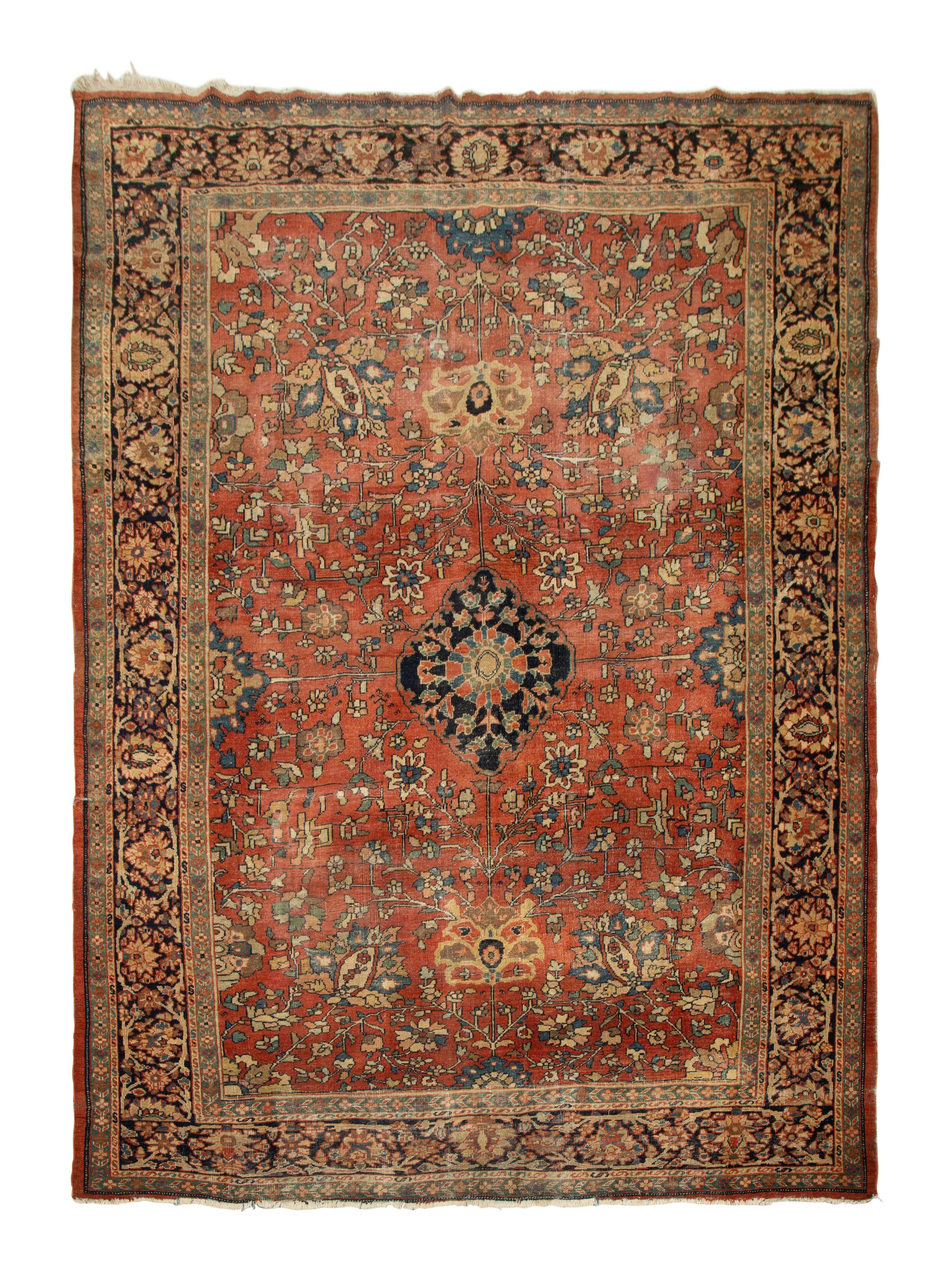 A Hamadan Wool Rug