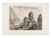 [Prints] Piranesi, Giovanni Battista. Group of 12 Etchings — 1) Veduta dell'atrio del portico