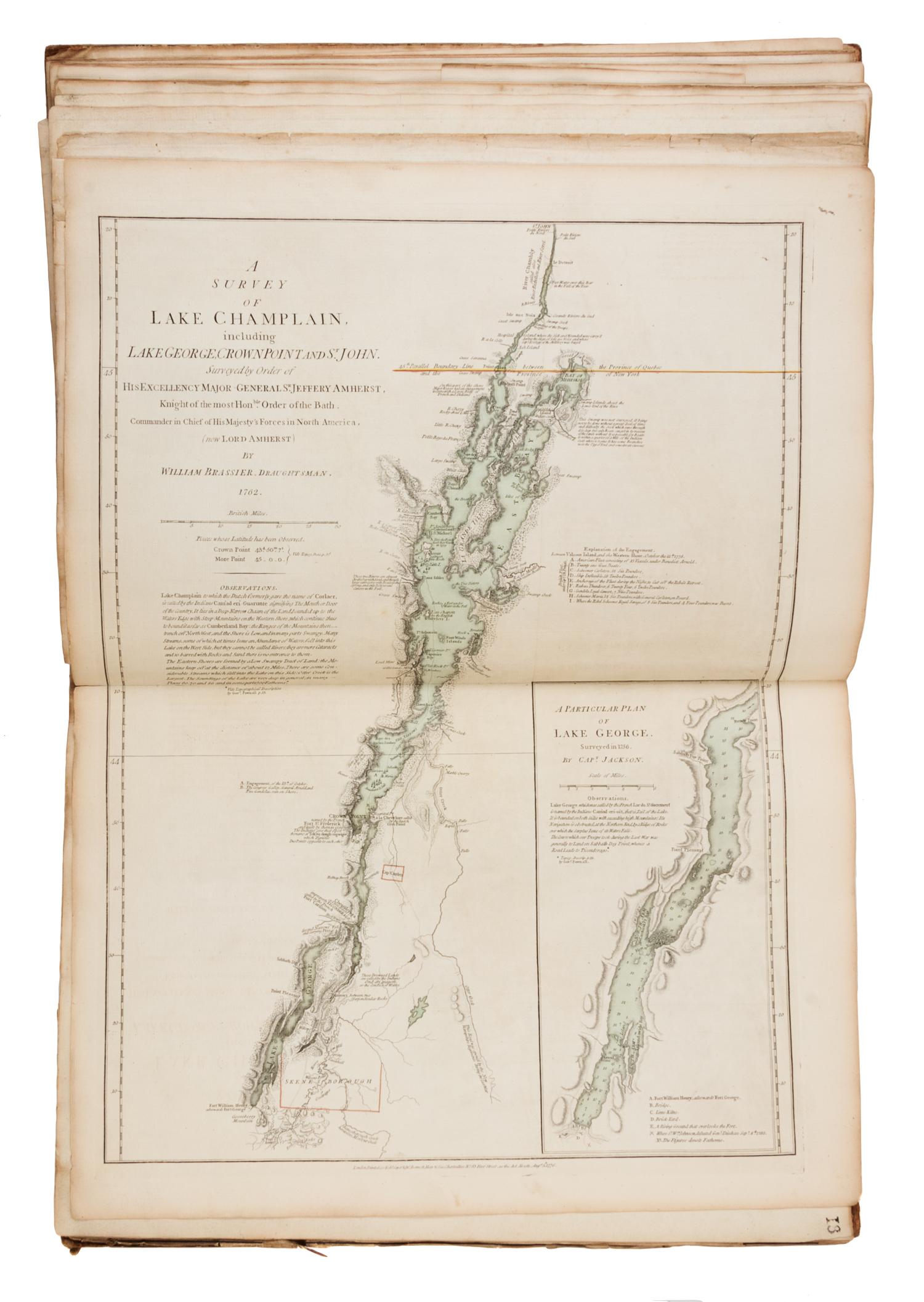 JEFFERYS, Thomas (ca 1719-1771). The American Atlas. London R. Sayer and J. Bennett, 1776.