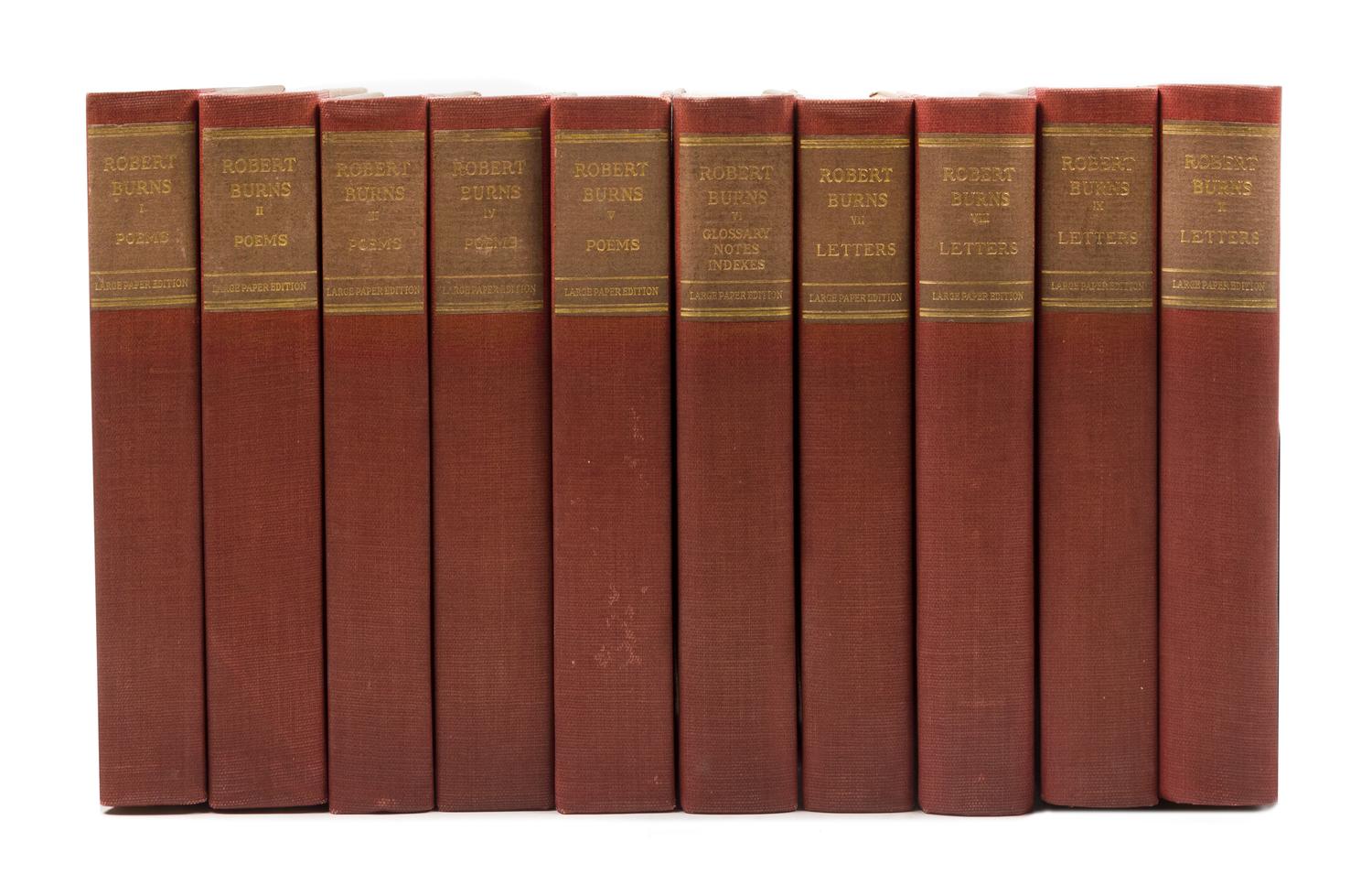 BURNS, Robert (1759-1796). Works. Boston and New York: Houghton Mifflin and Company, 1927.