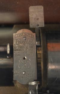 An Ideal Piccolo Music Box on Table by Mermod Frères