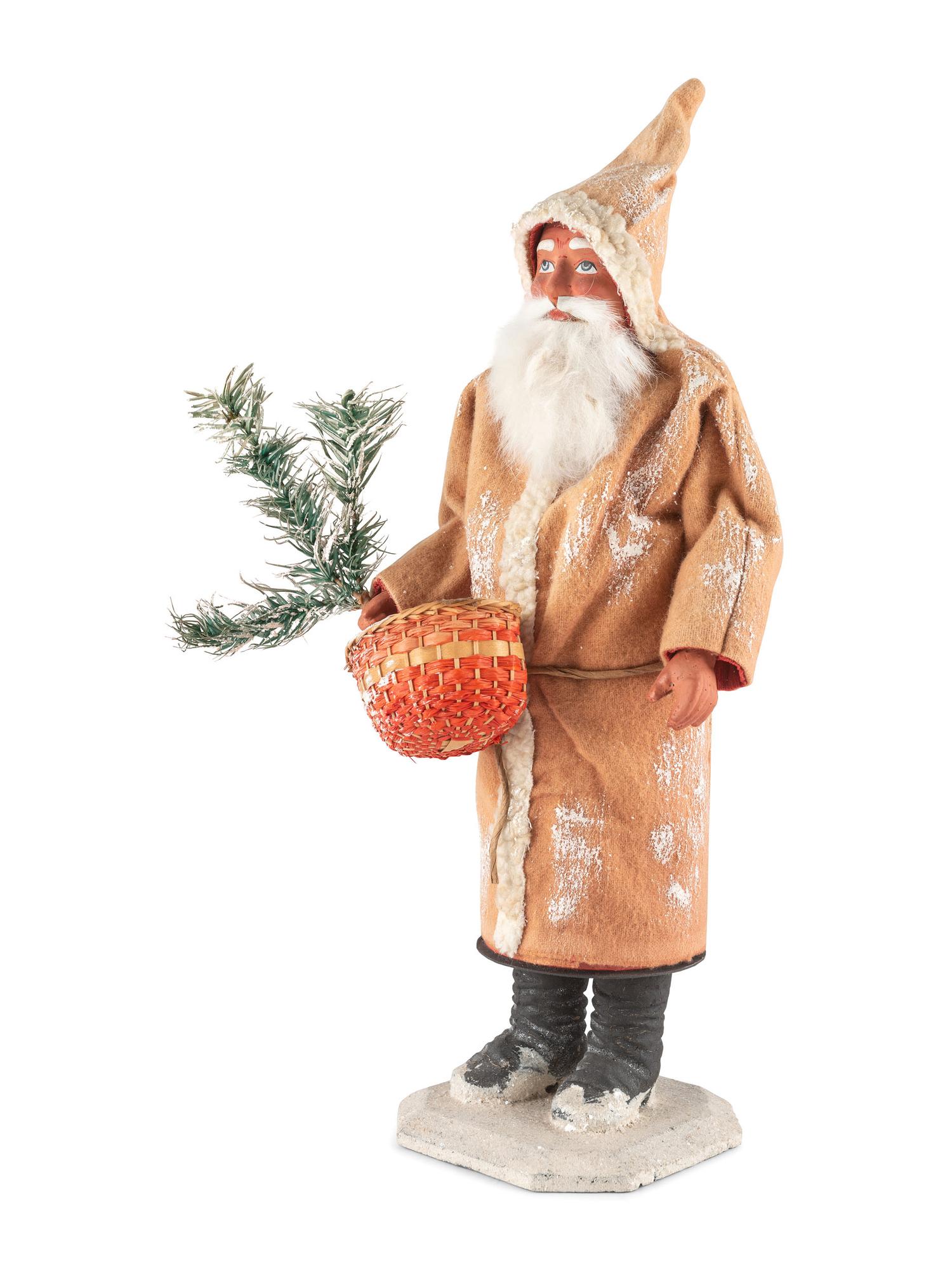 A German Papier-Mâché Santa Claus Candy Container