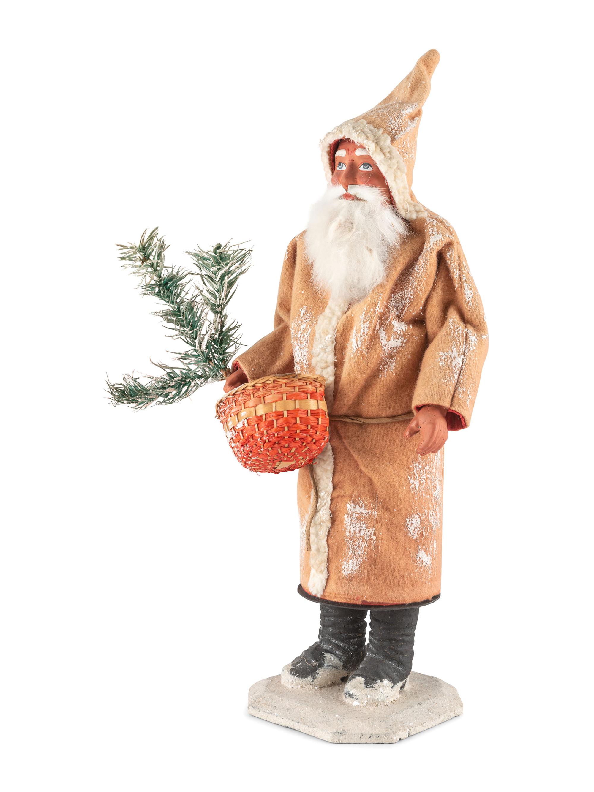 A German Papier-Mâché Santa Claus Candy Container
