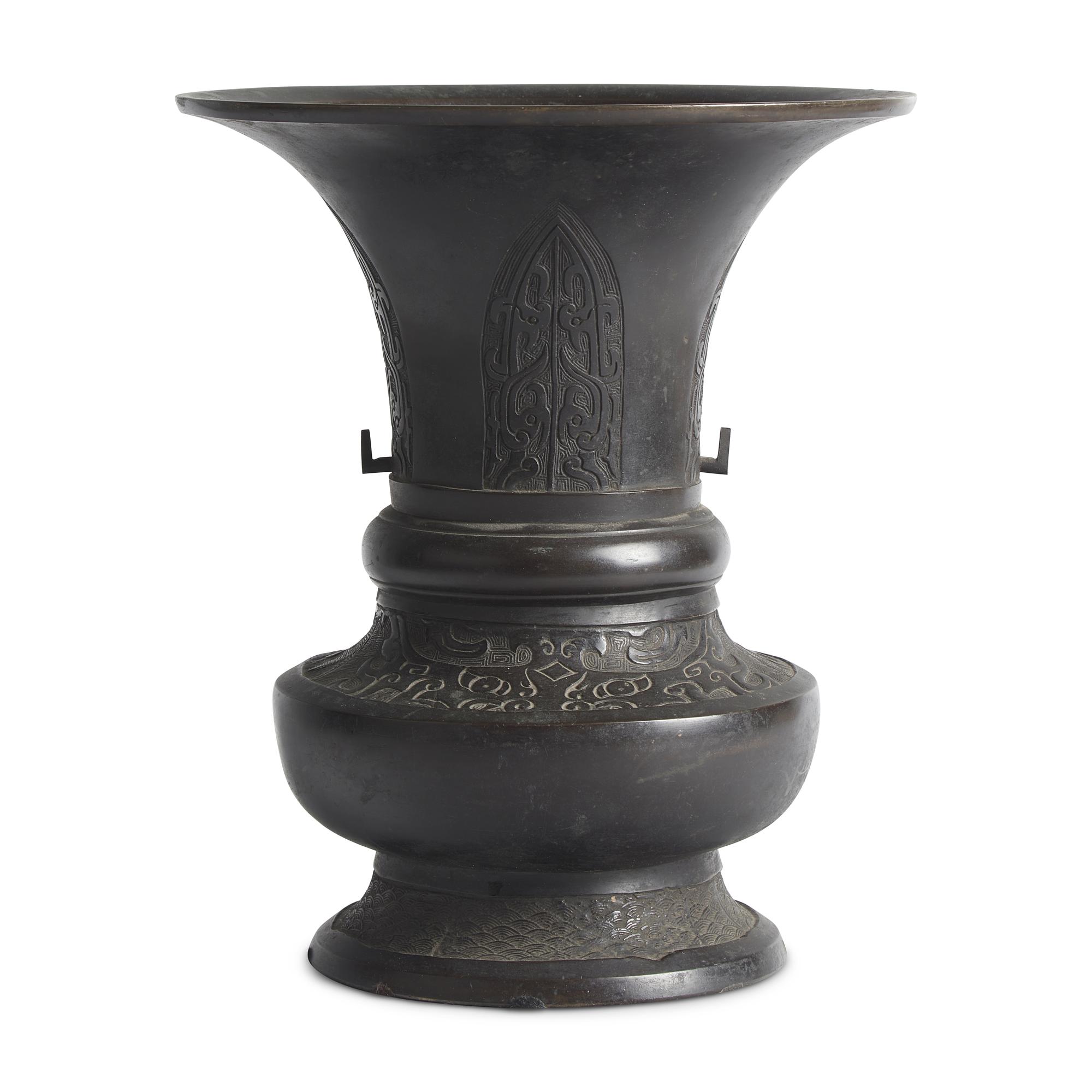 A Japanese Archaistic Bronze Vase
