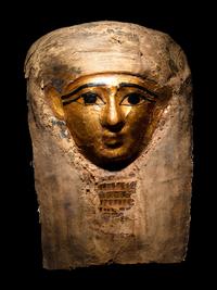 An Egyptian Cartonnage Mummy Mask