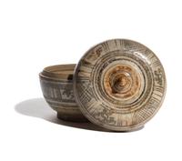A Thai Glazed Pottery Bowl and Cover