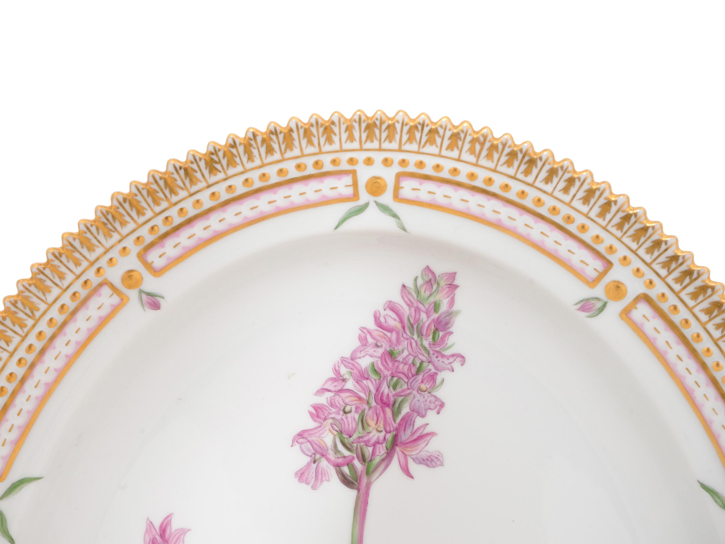 A Royal Copenhagen Flora Danica Oval Serving Platter