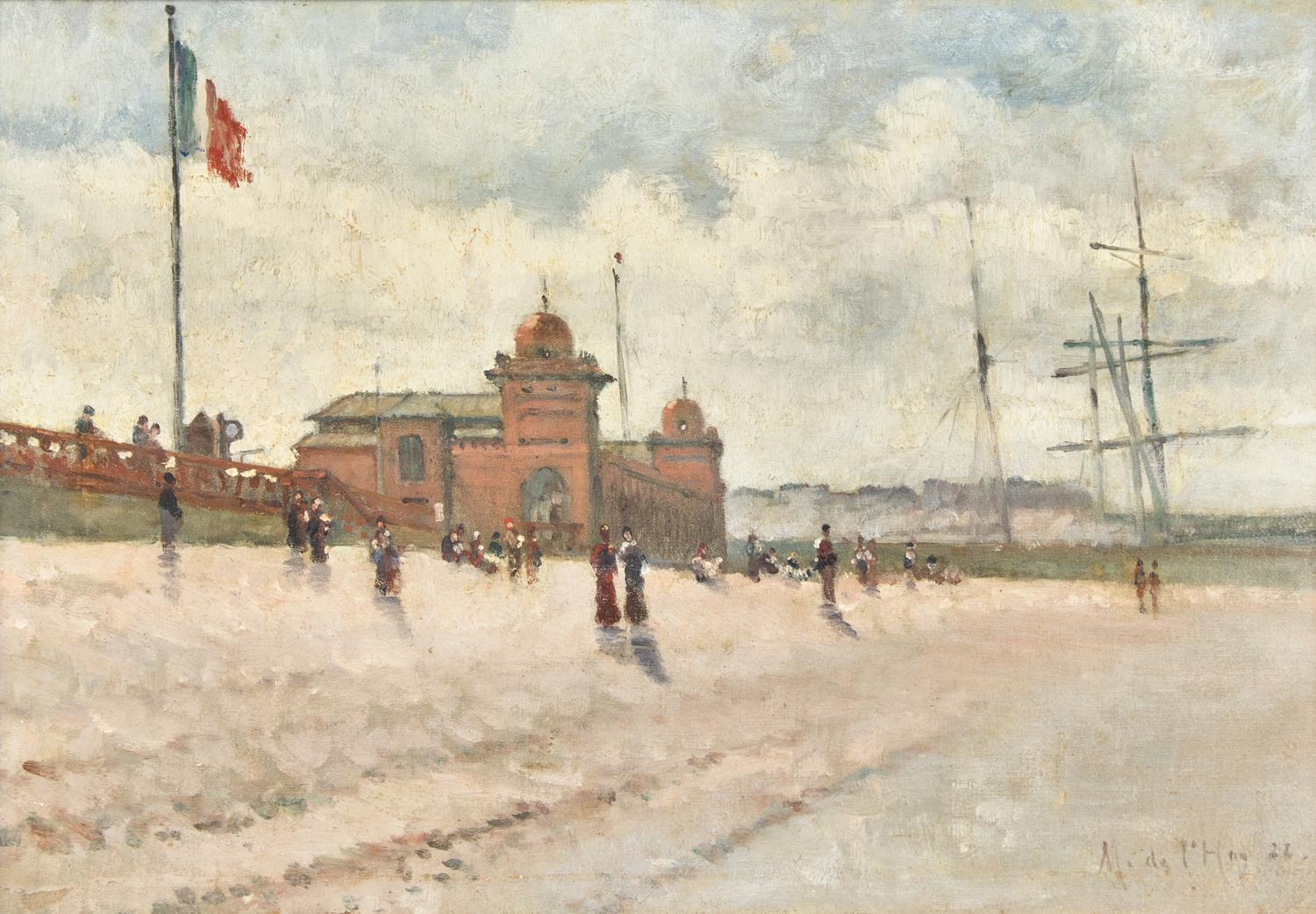 French Port Landscape , 1882