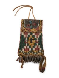 Southern Plains Beaded Hide Strike-a-Light Bag