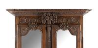 A French Provincial Oak Buffet a Deux Corps