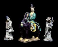 Three Chinese Porcelain Figures