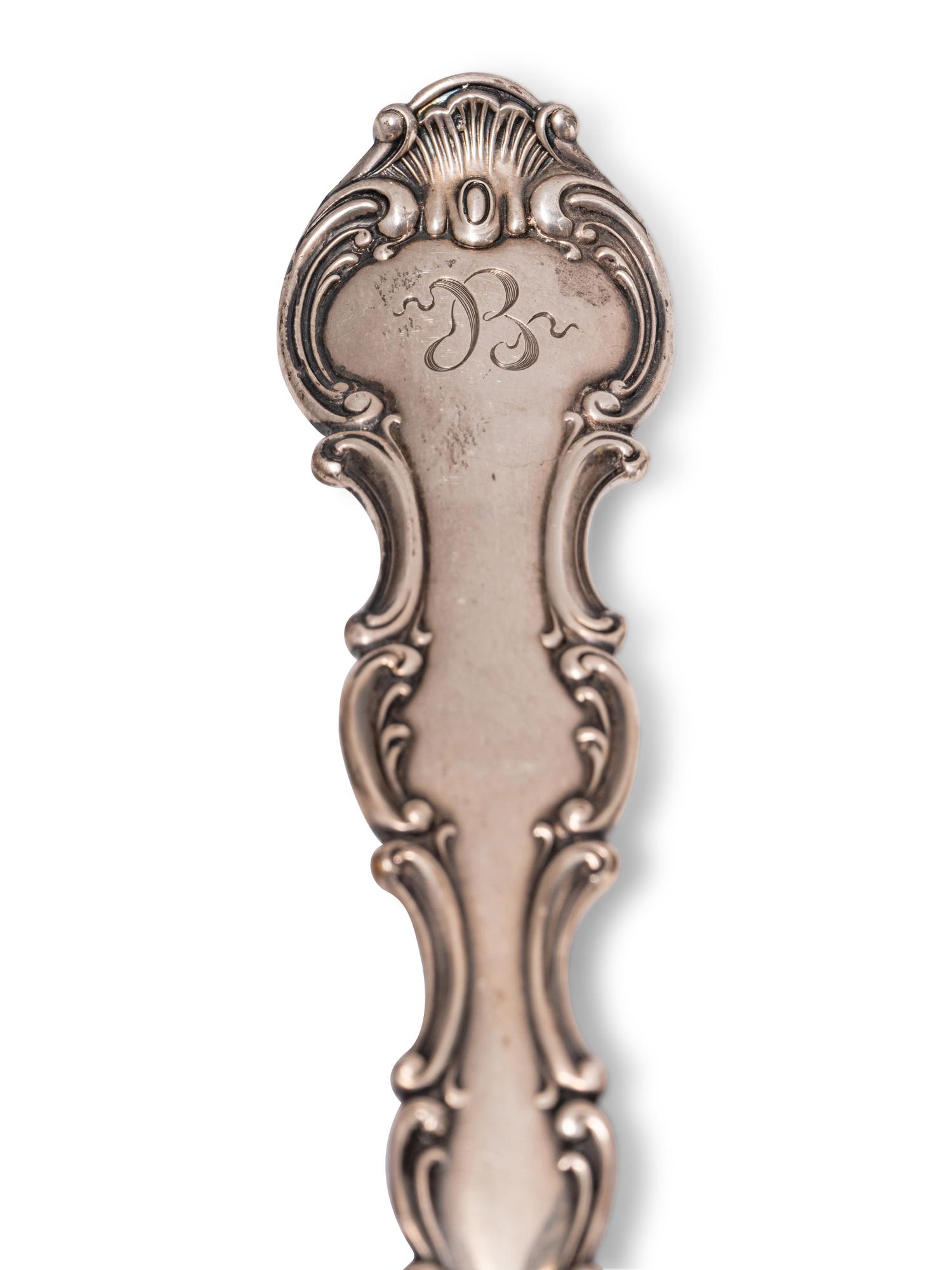 A Group of Six American Silver Ladles