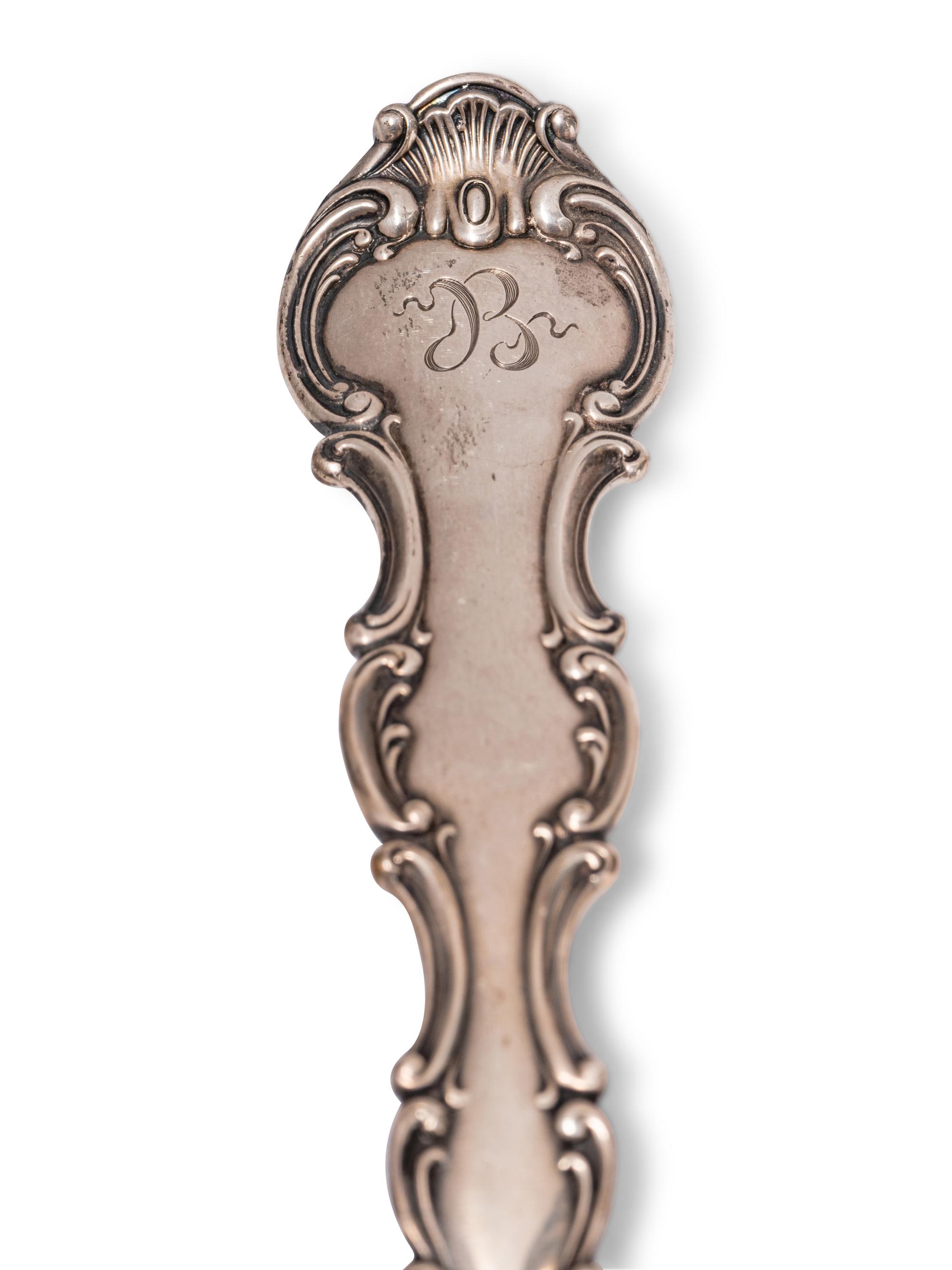 A Group of Six American Silver Ladles
