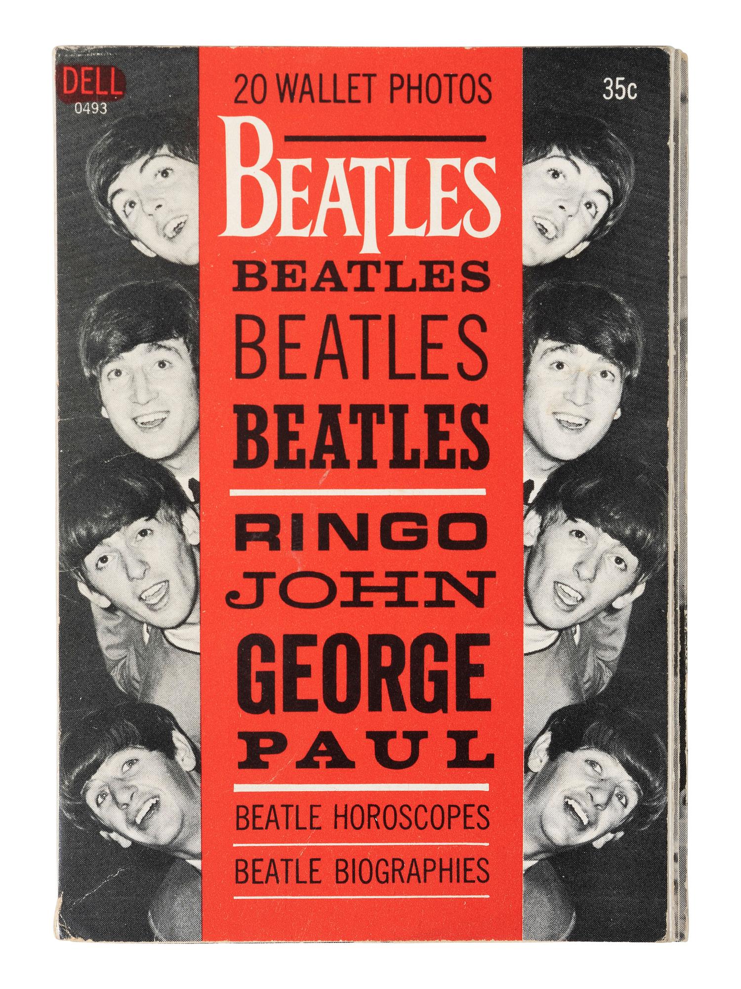 [THE BEATLES]. A group of ephemera and press photos, featuring Hard Day's Night contact sheets and "Beatles Money."