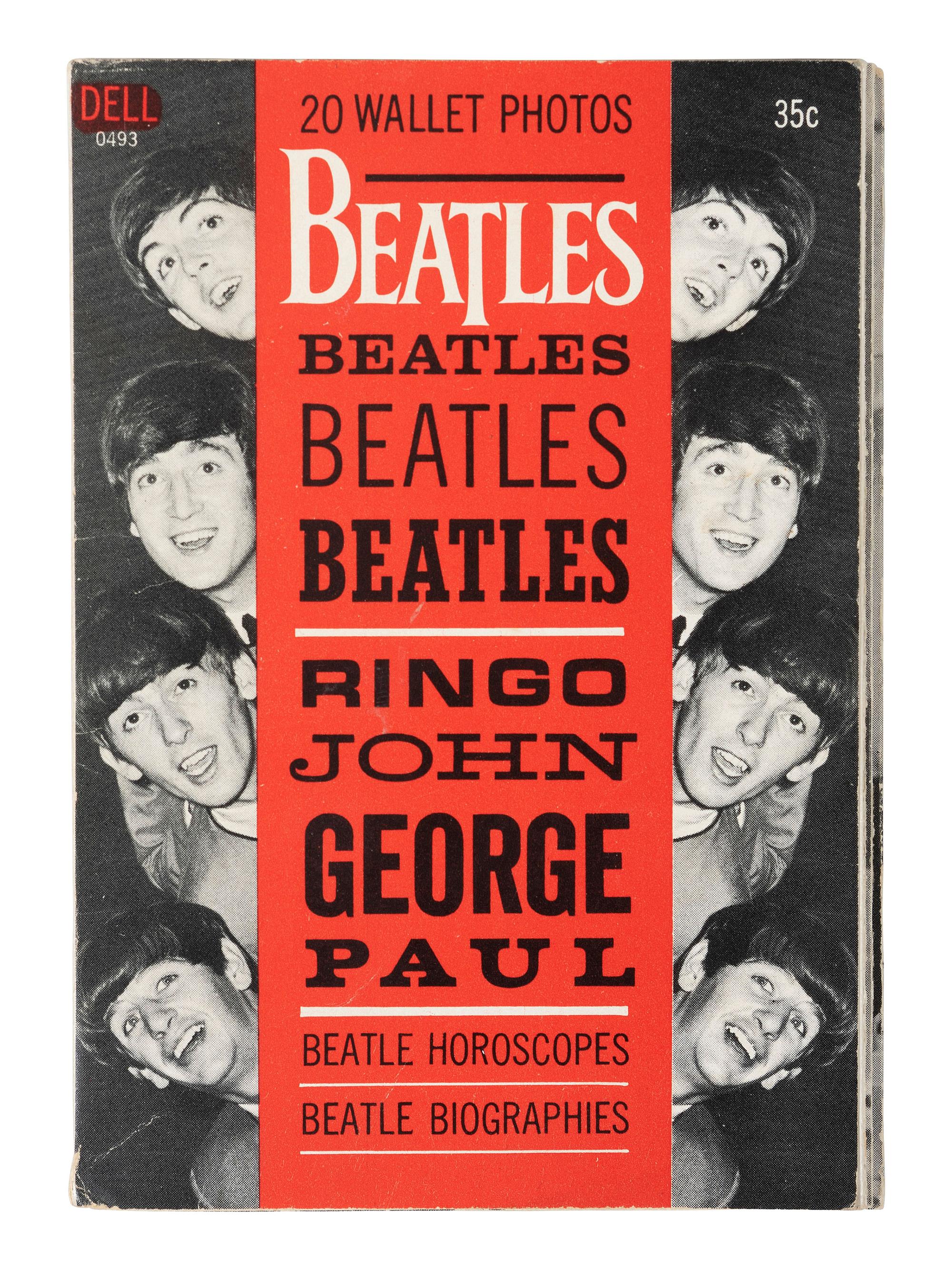 [THE BEATLES]. A group of ephemera and press photos, featuring Hard Day's Night contact sheets and "Beatles Money."