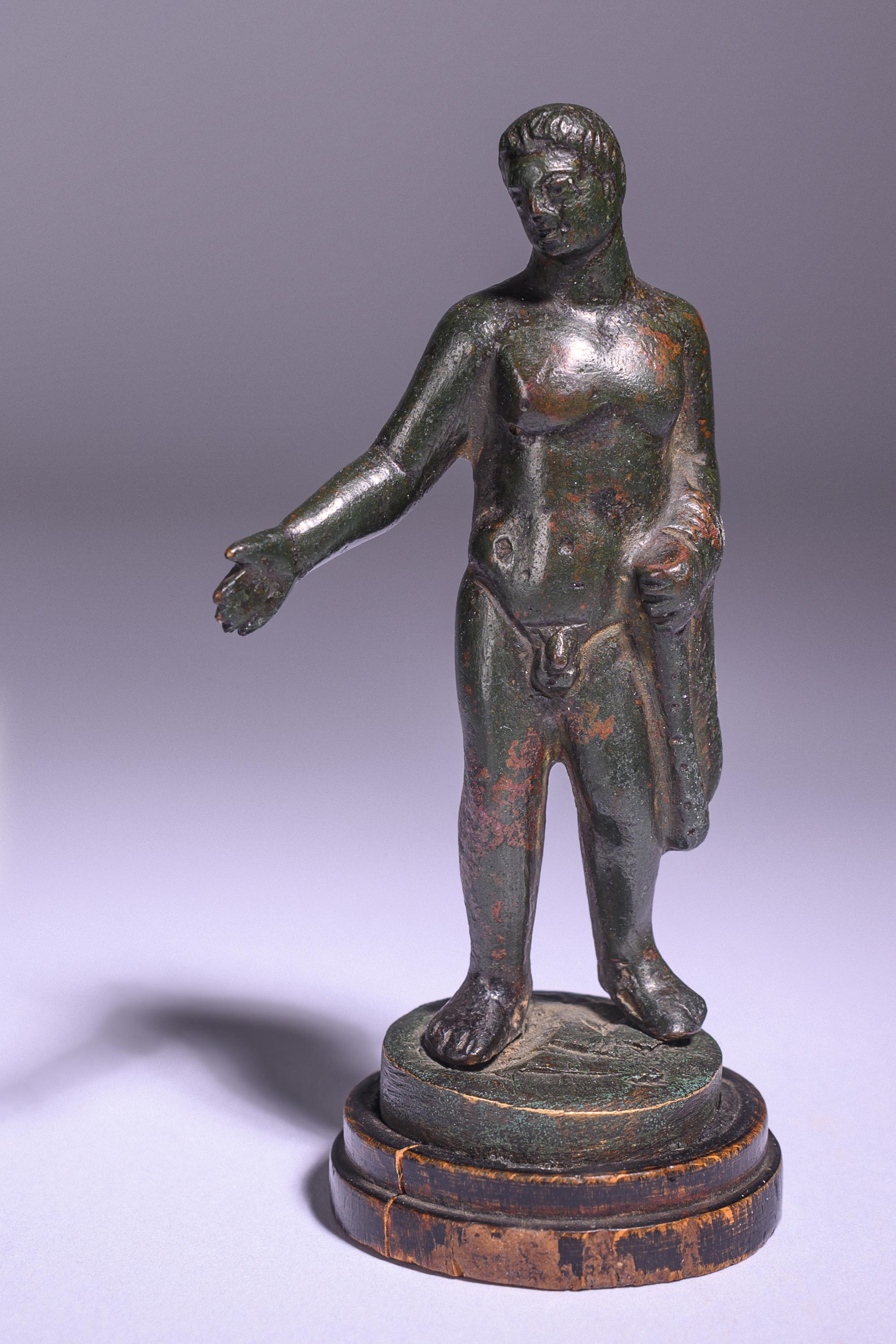 A Roman Bronze Hercules