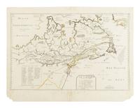 [MAP]. CHAMPLAIN, Samuel De (1574-1635) and Pierre DU VAL (1619-1683). Le Canada Faict par le Sr de Champlain ou sont La Nouvelle France, La Nouvelle Angleterre, La Nouvelle Holande, La Nouvelle Suede, La Virginie &c. Avec les Nationes Voisines . Paris, ca 1664.