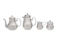 A Christofle Silver-Plate Five-Piece Tea and Coffee Service