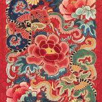 Two Chinese Silk 'Apron' Skirts and a Set of Skirt Ornaments, 19th-Early 20th Century 馬面裙兩件及裙飾一套