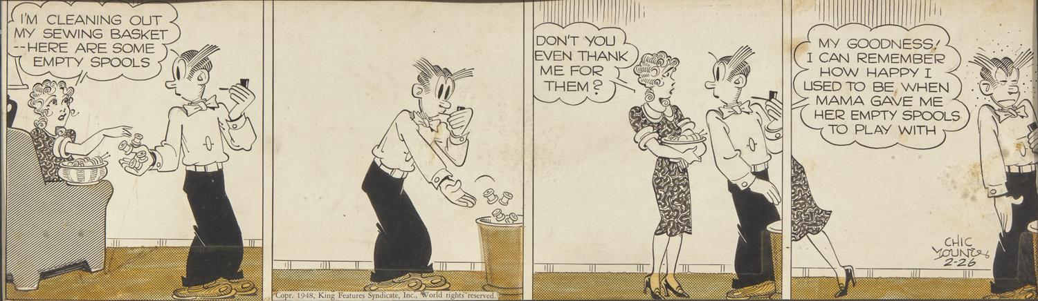 "Blondie" Cartoon , 1948