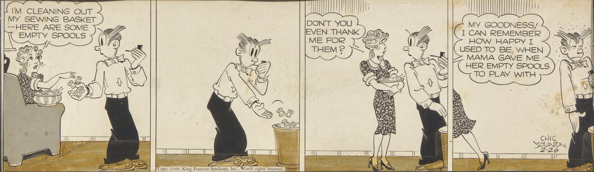 "Blondie" Cartoon , 1948