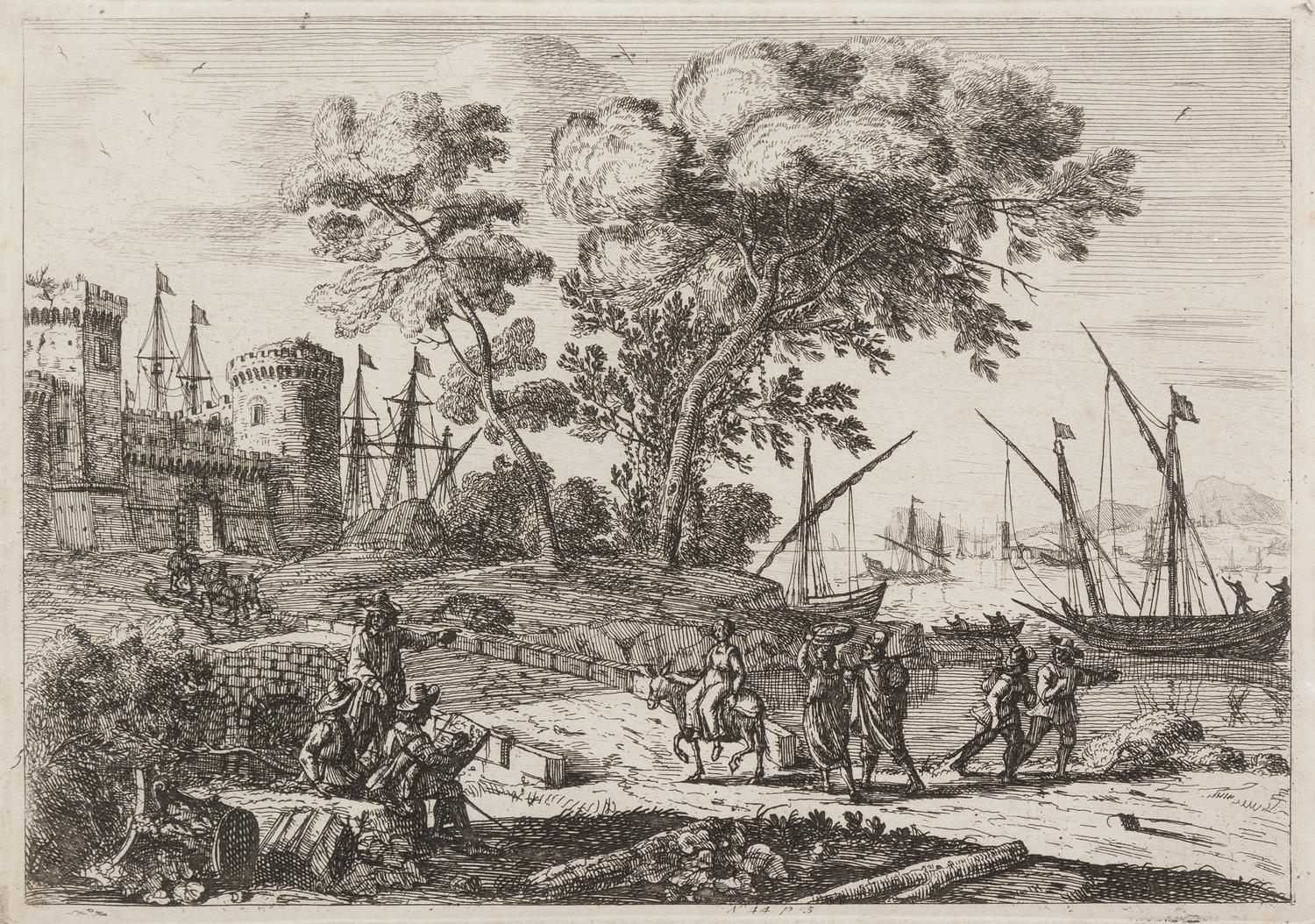 Claude Lorrain, (French, 1600-1682), Le Dessinateur, c. 1638-1641