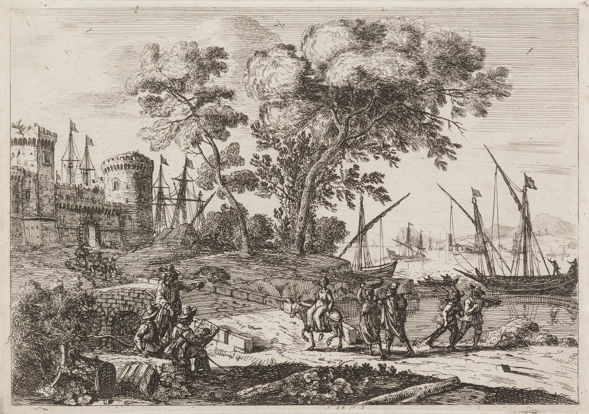 Claude Lorrain, (French, 1600-1682), Le Dessinateur, c. 1638-1641