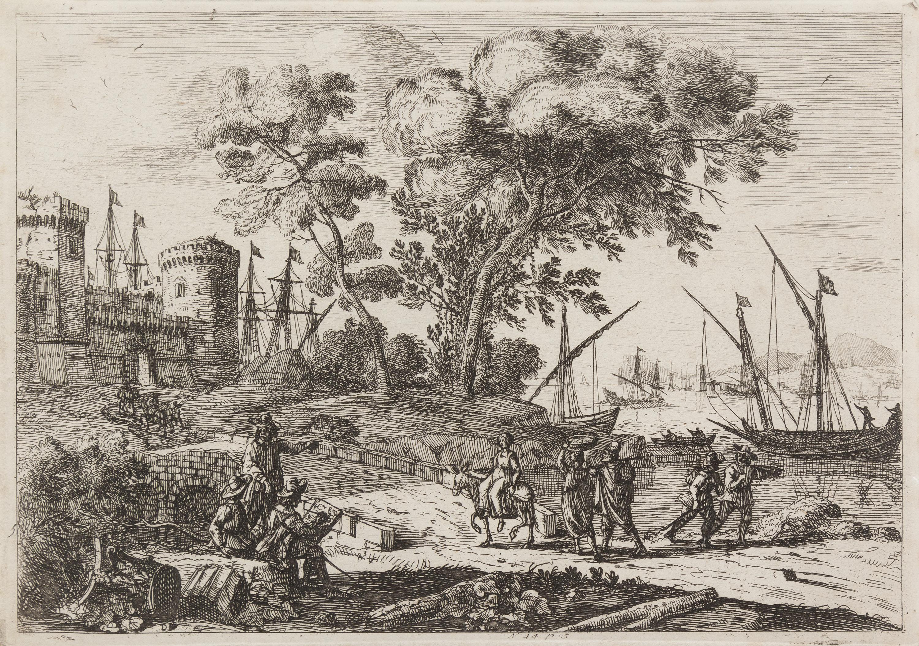 Claude Lorrain, (French, 1600-1682), Le Dessinateur, c. 1638-1641