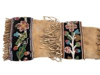 Athabaskan Beaded Moose Hide Rifle Scabbard