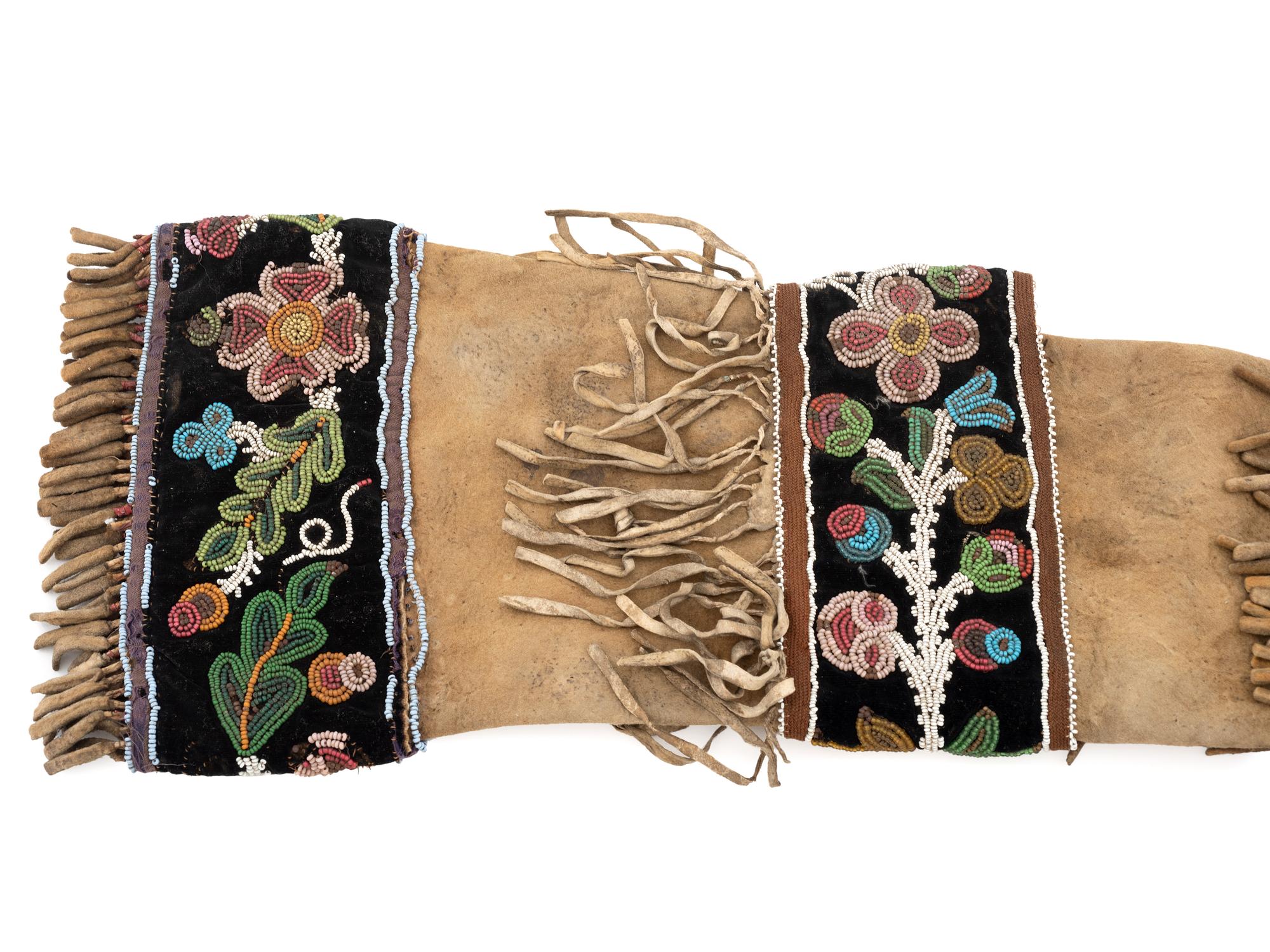 Athabaskan Beaded Moose Hide Rifle Scabbard