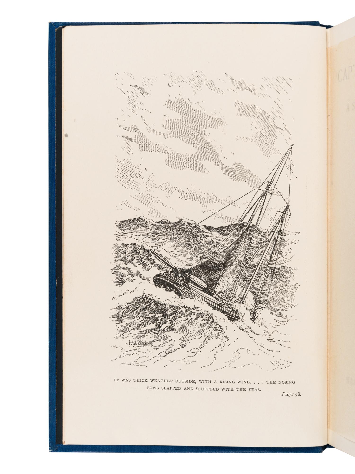 KIPLING, Rudyard (1865-1936). Captains Courageous. London: MacMillan & Company, 1897.