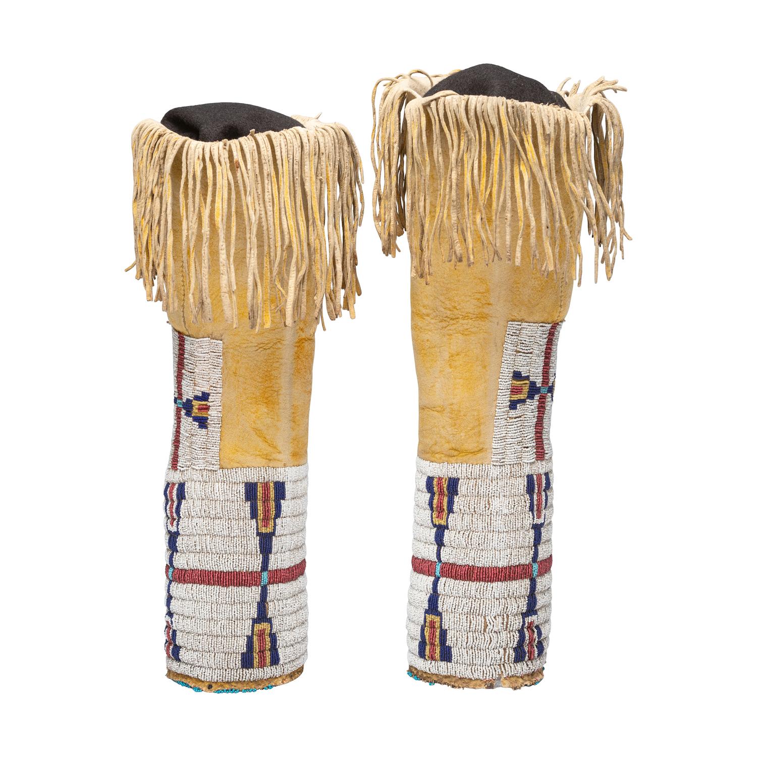 Cheyenne Beaded Hide Leggings
