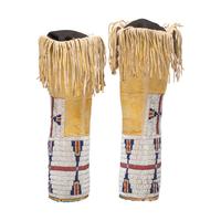 Cheyenne Beaded Hide Leggings