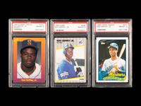 A Group of 12 Ken Griffey Jr. PSA Graded Rookie Cards,