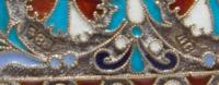 A Russian Silver and Enamel Change Purse, Likely Mark of Ivan Saltikov, Moscow, Late 19th Century, of rectangular form, the case decora