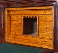 A Louis Philippe Figured Mahogany Secrétaire à Abattant